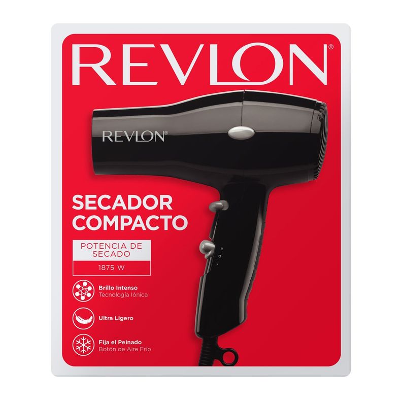 Secador compacto iónico Negro REVLON-1