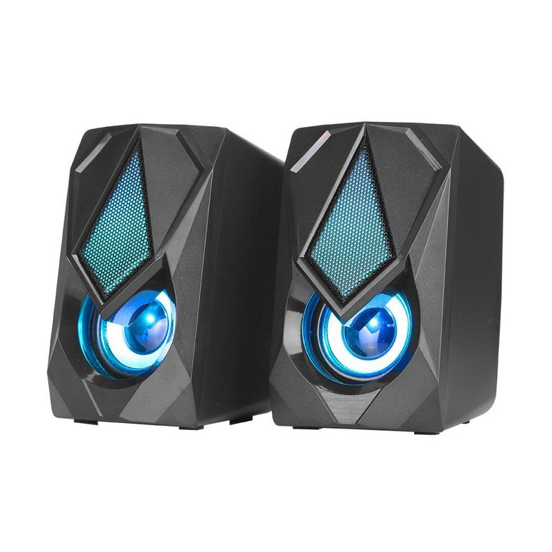 PARLANTE USB XTRIKEME SPEAKER 2.0 LUCES/USB/AUX SK-402-0
