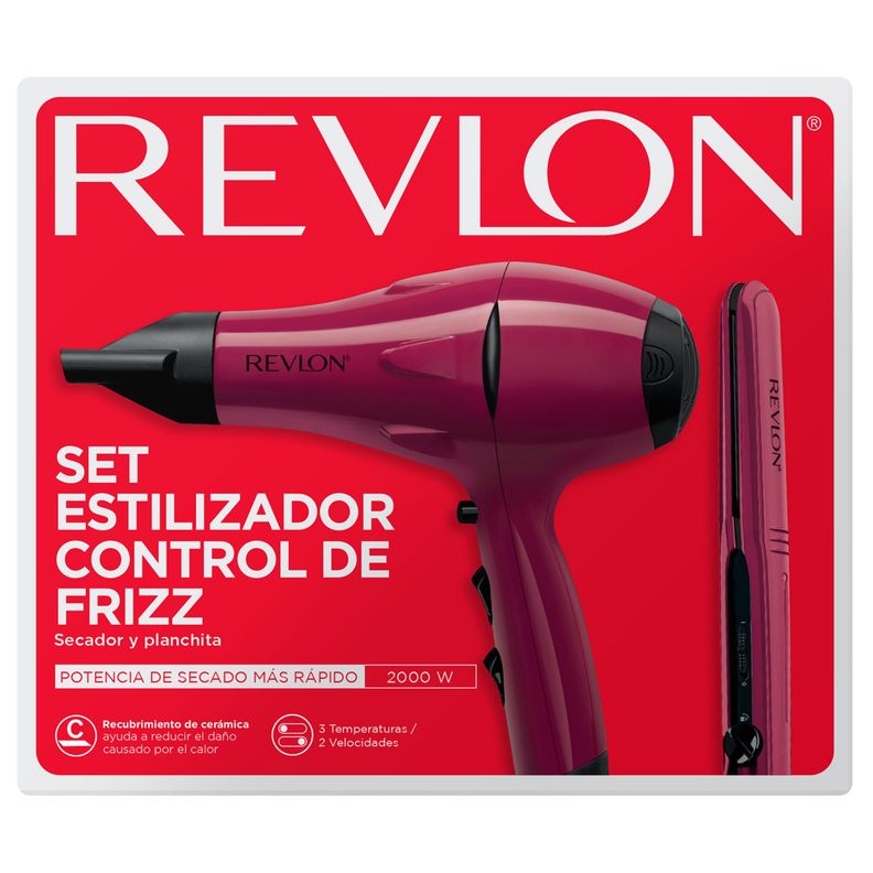 COMBO SECADOR Y ALISADOR DE VIAJE REVLON-1