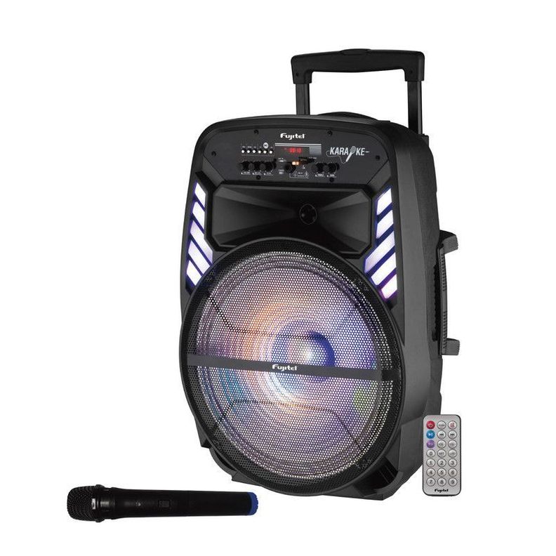 KARAOKE 15 L BT/MIC WLESS/USB/AUX/FM FUJITEL-0