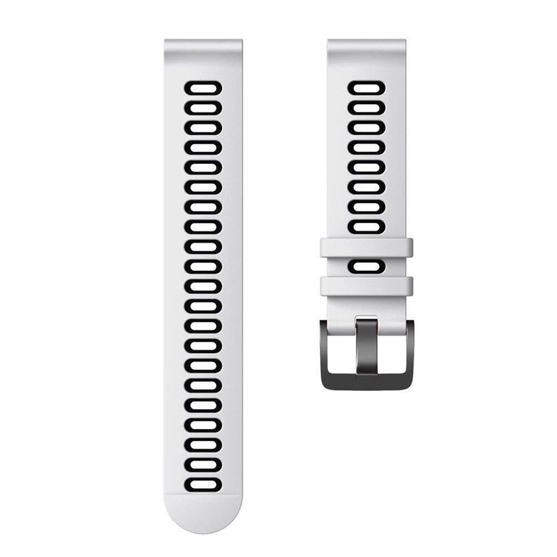 Correa SmartWatch 22 mm - Blanco + Negro-2