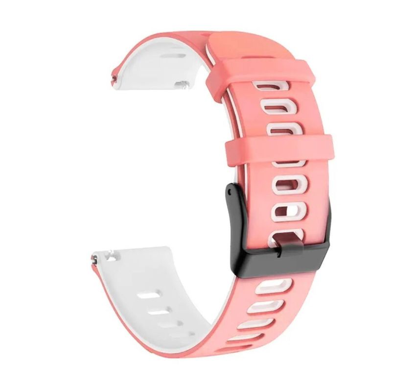 Correa SmartWatch 22 mm - Rosado + Blanco-0