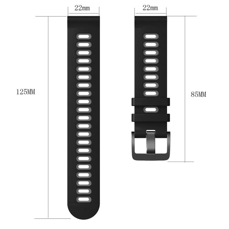 Correa SmartWatch 22 mm - Rosado + Blanco-1