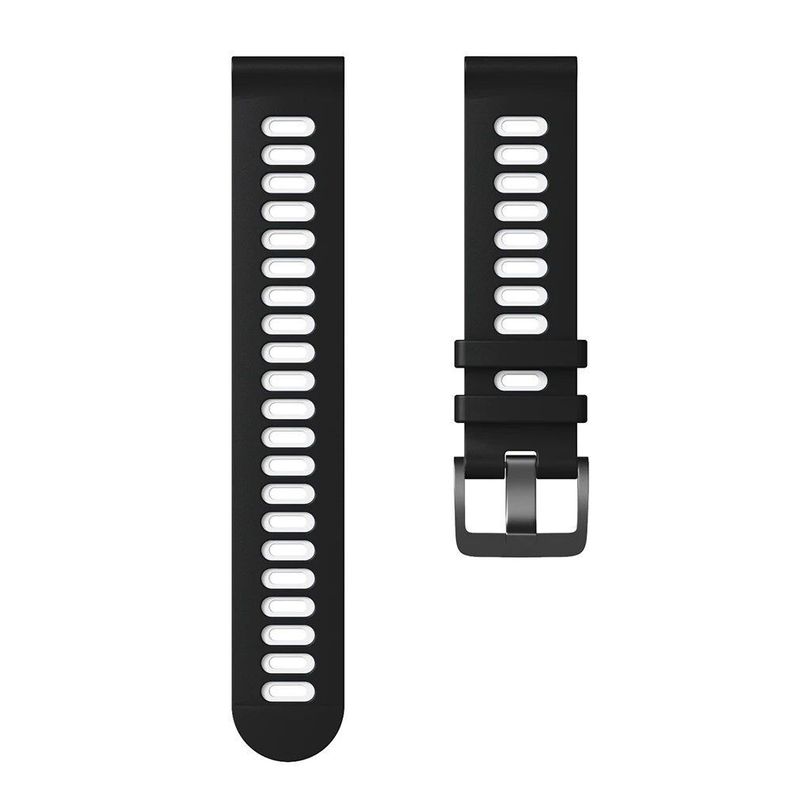 Correa SmartWatch 22 mm - Negro + Blanco-2