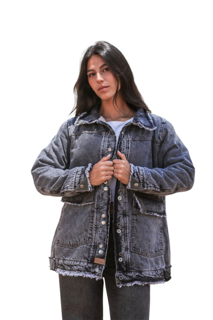 Chaqueta Mezclilla Obidos Mujer-0