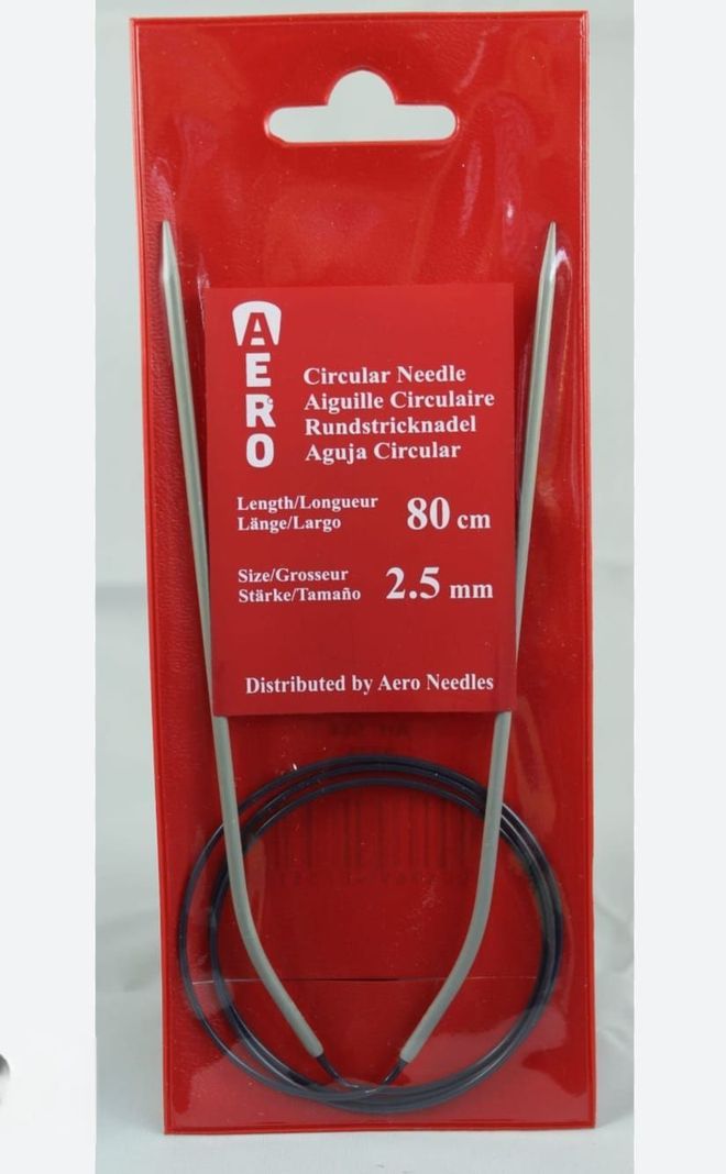 Palillo Circular De Acero Inoxidable 2.5mm 80cm-1