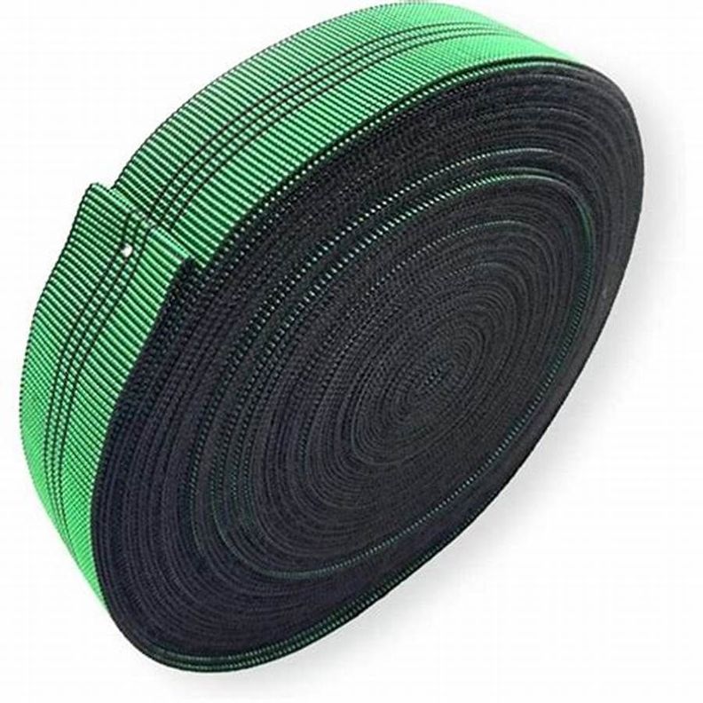Huincha Elástica Tapicería Verde 5cm Ancho / 50 Metros Cinta-1