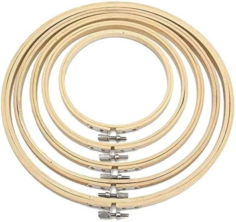 Bastidor Madera 15 Cm Para Bordar O Pintar-1