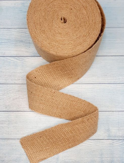 Huincha De Arpillera De 4 Cm - Rollo 50 Metros-0