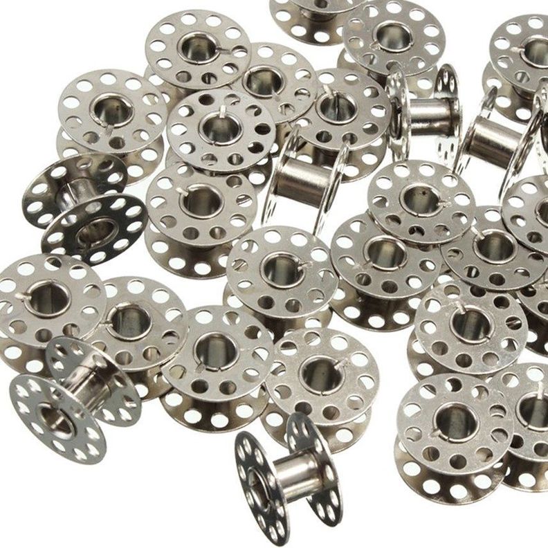 Carrete De Metal Estándar Para Maquina De Coser 12 Unidades-0