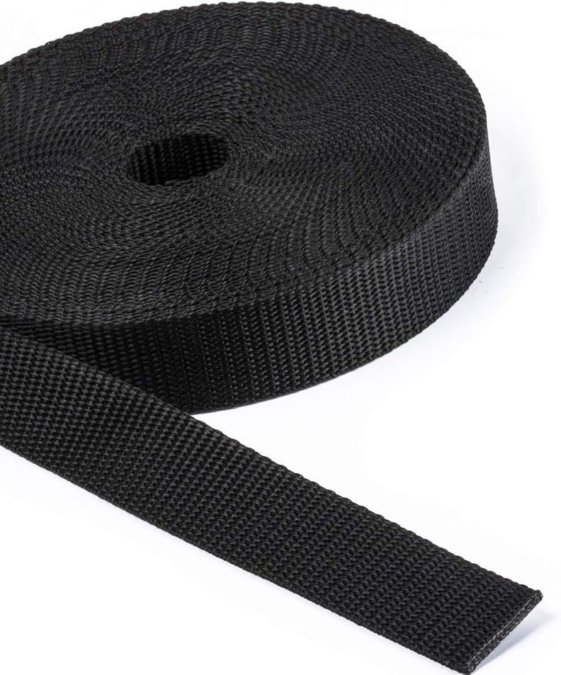 Huincha de Mochila negra de 3.2cm -0