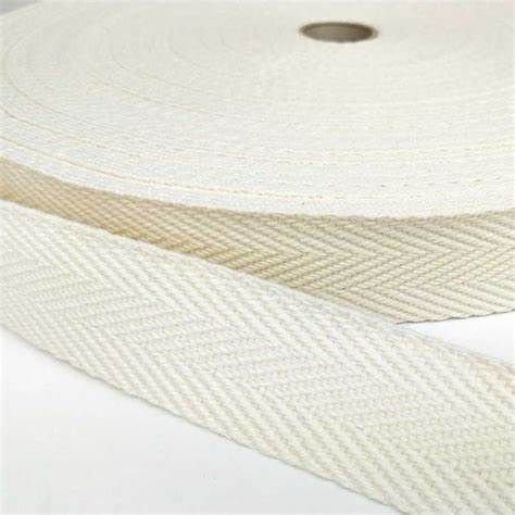 Huincha Cinta Espiga Algodón 2cm Ancho Rollo 50 Metros-0
