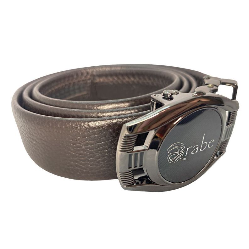 Cinturón de hebilla redonda con impresión marca exclusiva ÁRABE®  Men´s beauty Company ®-2
