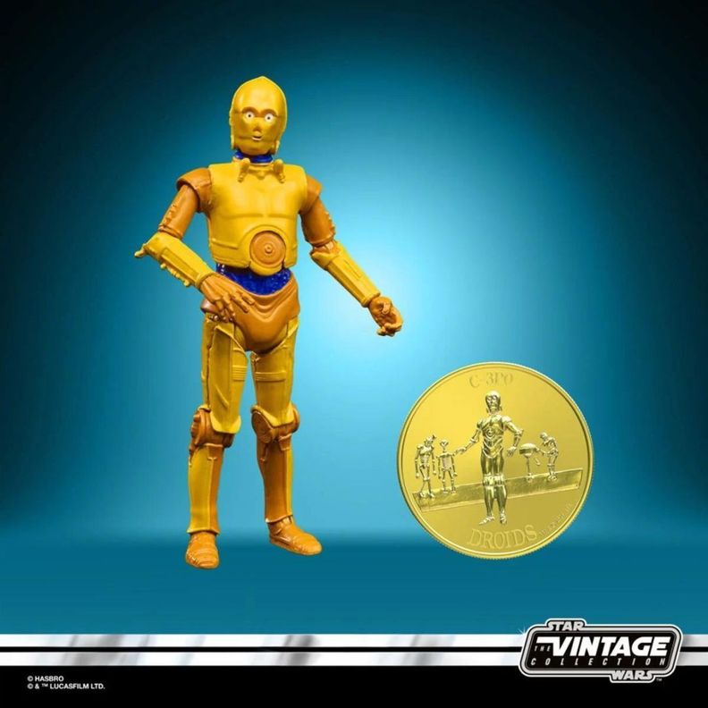 C-3PO Star Wars The Vintage Collection Droids Figura Acción-2