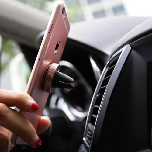 Soporte Base Para Celular Automovil Magnético Fijo a Ventil-2