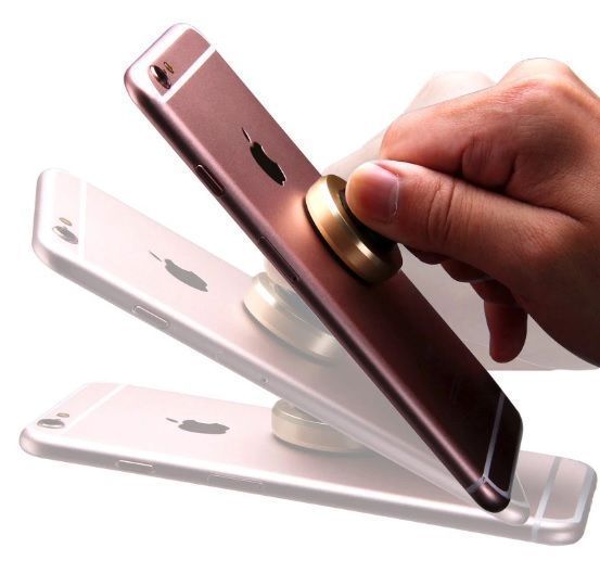 Soporte Base Para Celular Automovil Magnético Fijo a Ventil-3