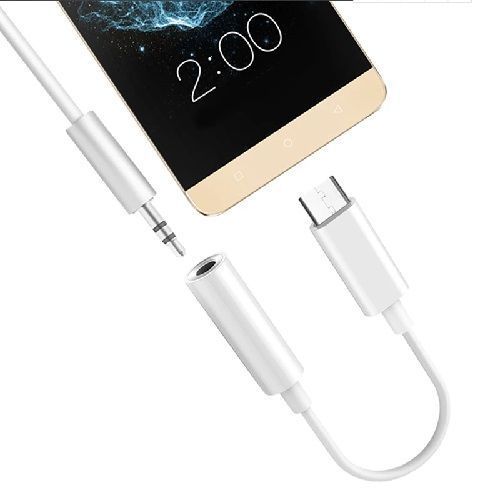 Adaptador Audífonos Tipo C a Cable Audio Jack 3,5 Auxiliar-4