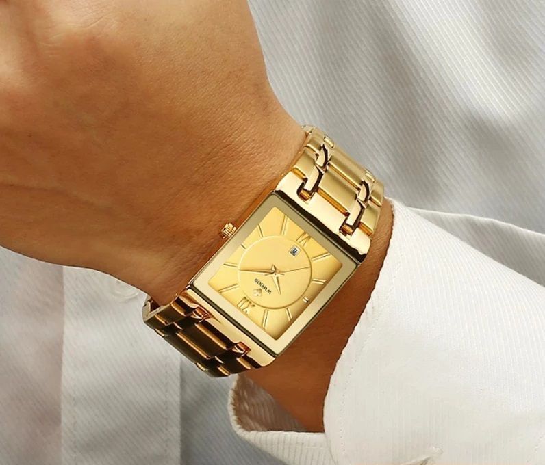 Reloj de Lujo Cuarzo Y Acero Inoxidable WWOOR Cronógrafo Impermeable Resistente-2