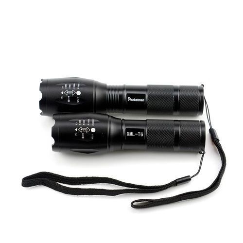 Luz Linterna Led Táctica XML-T6 4000 Lum Zoom Pila Recargab-4