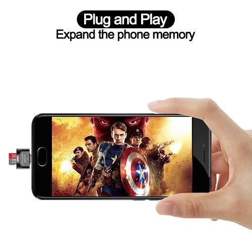 Adaptador Tipo C a Lector Tarjeta de Memoria Micro SD para Celulares Android Samsung Huawei-2