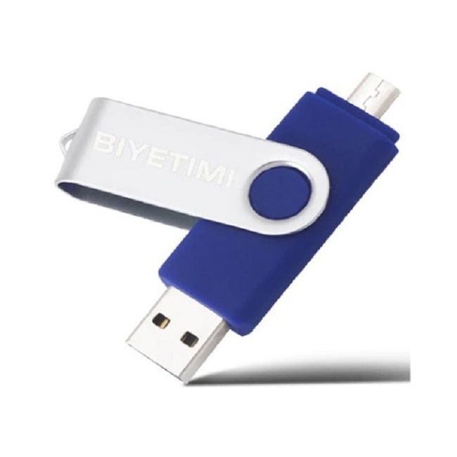 Pendrive OTG USB y Micro USB Booteable 16 Gigabite Para Celulares TV Y Musica Al Por Mayor (16GB)-0