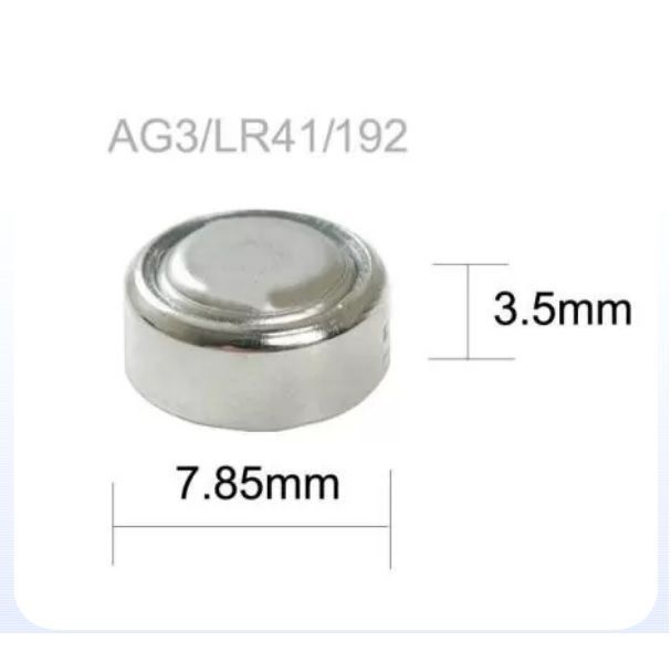 Pilas para reloj Boton u otros usos AG3 392A 1,5V CX41 LR41W-0