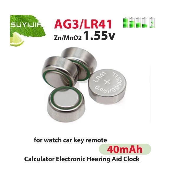 Pilas para reloj Boton u otros usos AG3 392A 1,5V CX41 LR41W-1