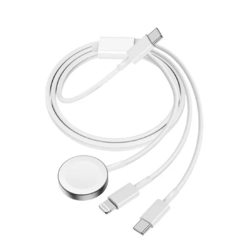 Cargador De Celular Inalambrico 3 en 1 USB Magnetico-1