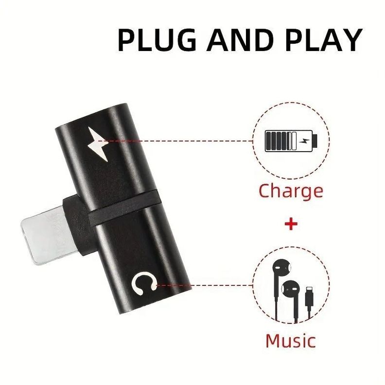 Adaptador para Iphone sin Cable Doble Lightining-2