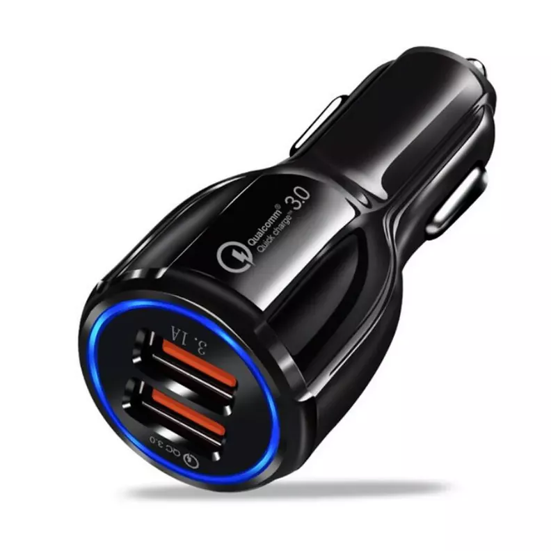 Cargador De Celular Auto Carga Rapida 3,1 Amp. 2 Doble USB-1