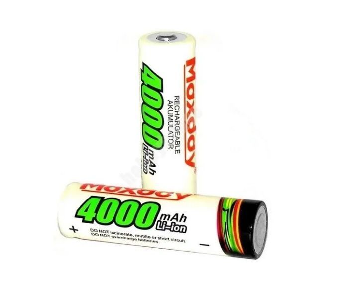 Pilas Baterias Recargables de Litio 18650 MaxDay 4000mAh-0
