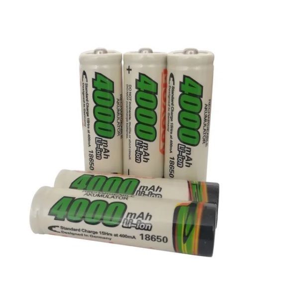 Pilas Baterias Recargables de Litio 18650 MaxDay 4000mAh-5