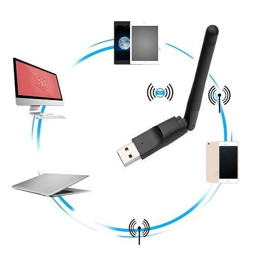 Adaptador Antena Wifi Modem Para PC o Notebook Tarjeta -1