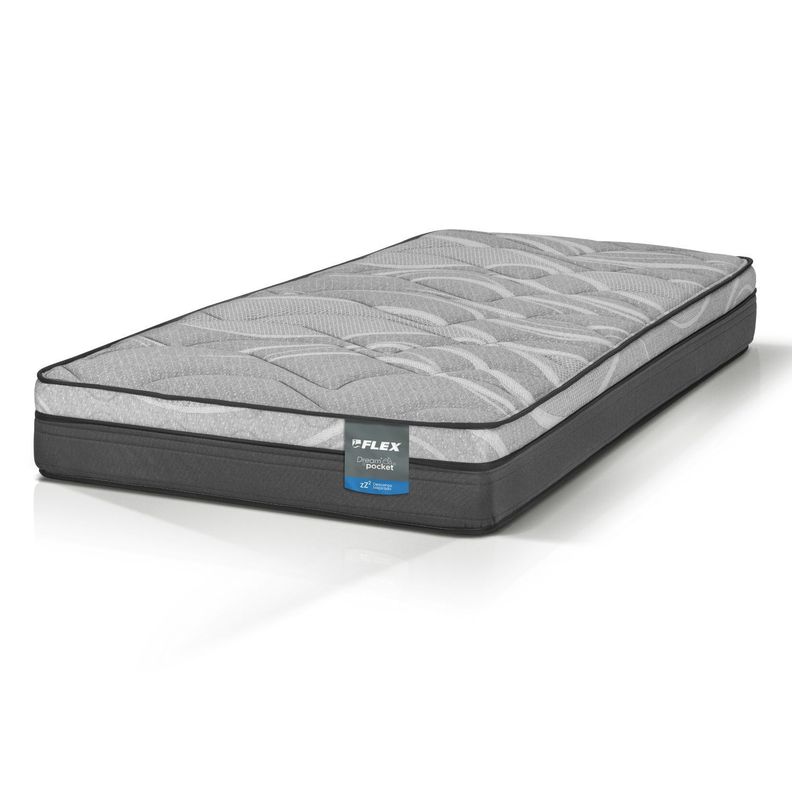 Flex Colchón Dream Pocket 1 Plaza 90x190 Flex