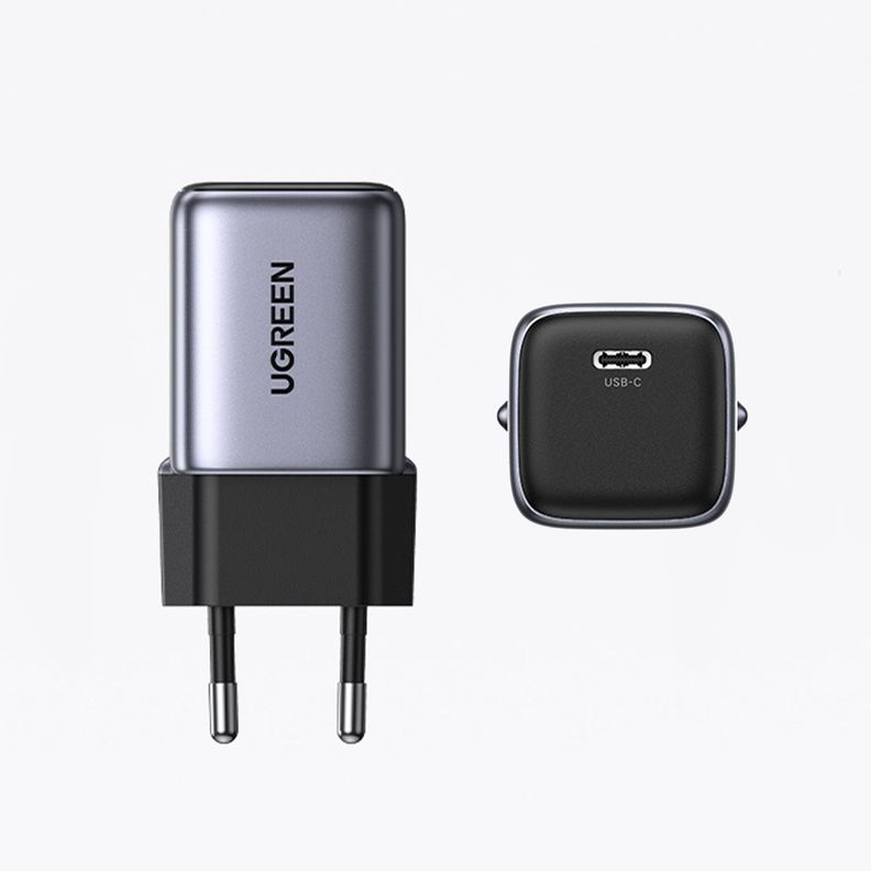 Cargador 30W Mini Nexode GAN TECH PD Gris CD319-90666-0