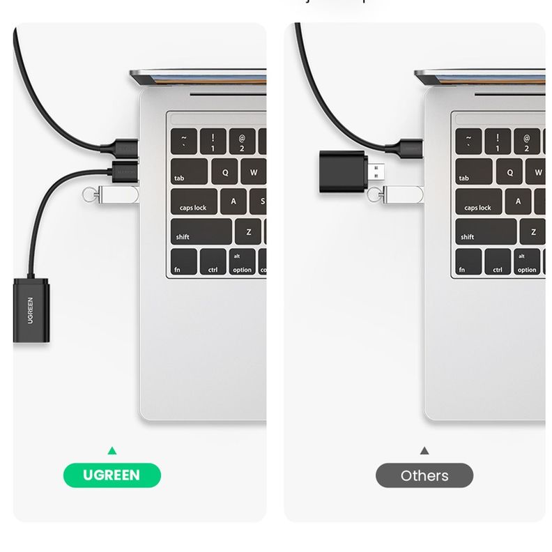 Adaptador de Audio USB-A con Conexiones para Audífonos y Micrófono US205-2