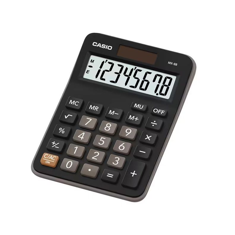 Calculadora mini-escritorio MX-8B Color negro-0