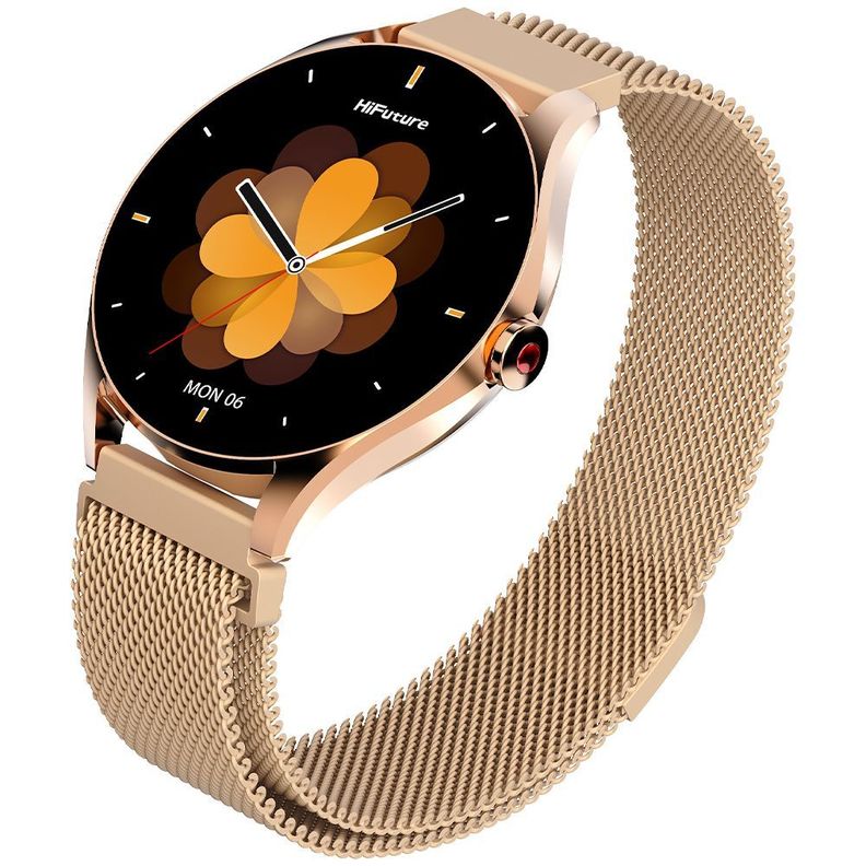 Smartwatch Aura 2 Metalico Rose Gold Waterproof 1.32 AMOLED Rosado