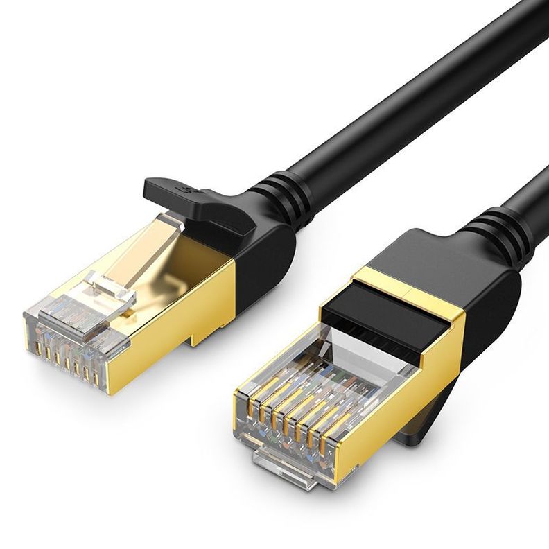 Cable de Red 5 Metros CAT7 F/FTP (10Gbps) Negro UGREEN NW107-0