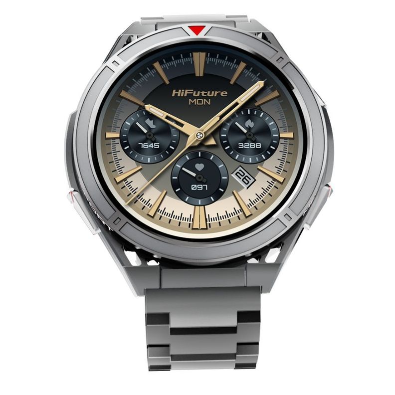 Smartwatch Active Silver Waterproof 1.43 AMOLED + GPS Plateado