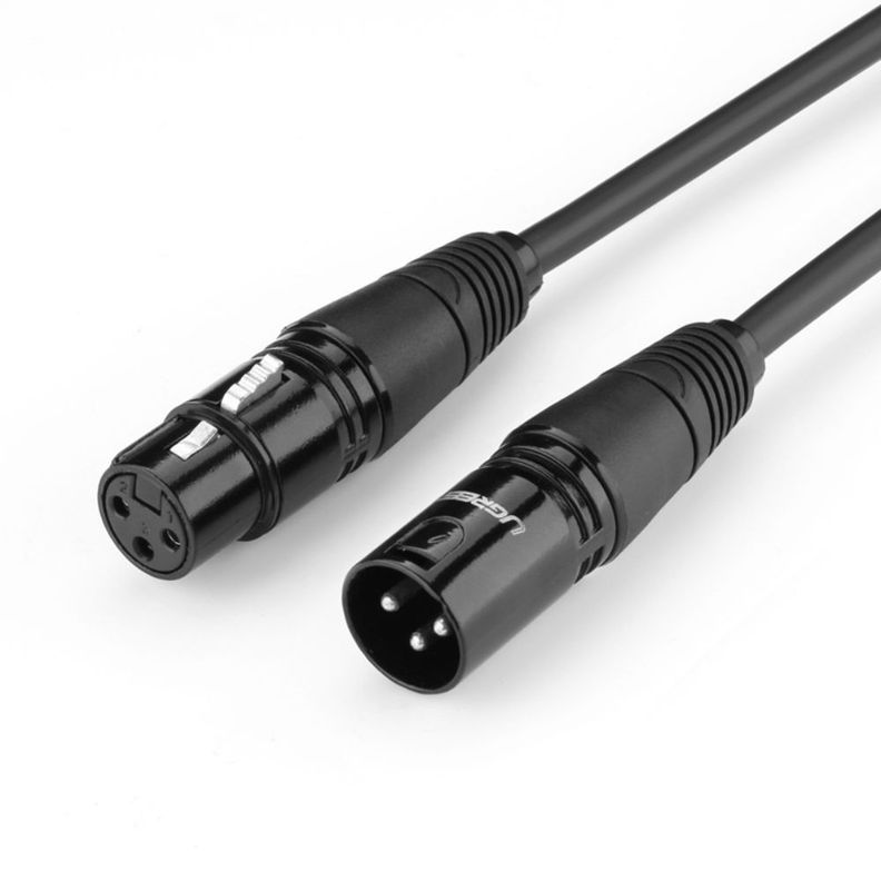 Cable Audio XLR M/XLR H 3M Negro Ugreen AV130