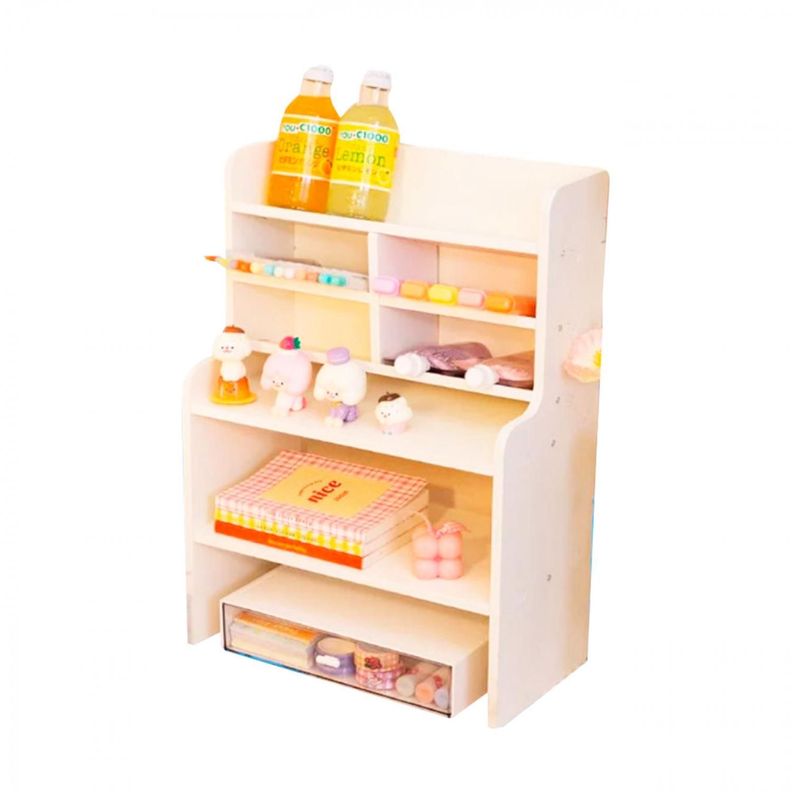 Mueble Organizador 8 Compartimentos Blanco - 42cm de Alto-0