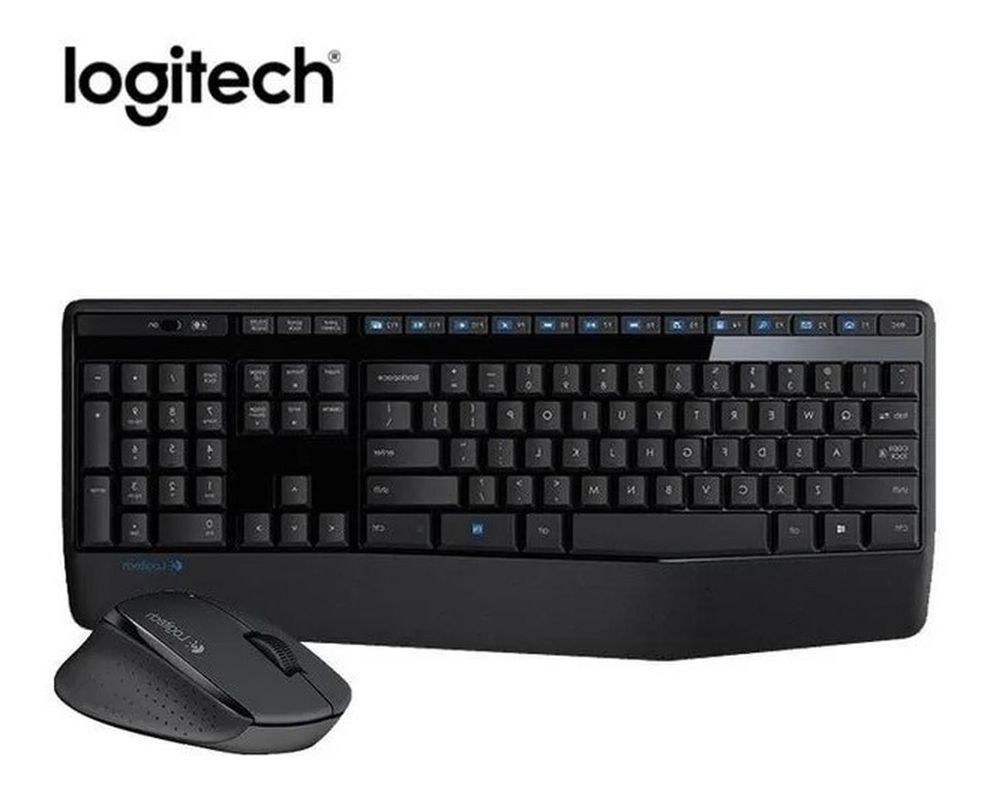 Combo Teclado Mouse Inalambrico Logitech Mk345 - Ergonomico-0