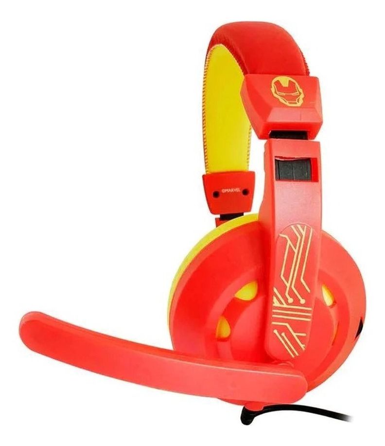 Kit Gamer Marvel Iron Man 3 En 1 Teclado+mouse+audifonos-1