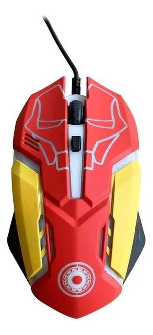 Kit Gamer Marvel Iron Man 3 En 1 Teclado+mouse+audifonos-2