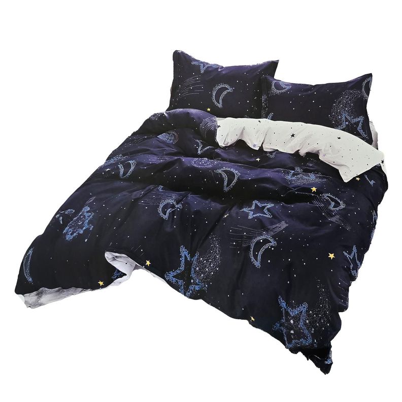 JUEGO DE SABANAS 2.5 PLAZAS KING LUNA Y ESTRELLAS 634-1