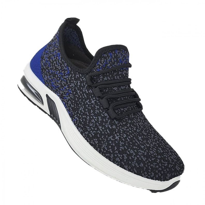 Zapatillas Deportivas Para Running negro/azul 3200-0