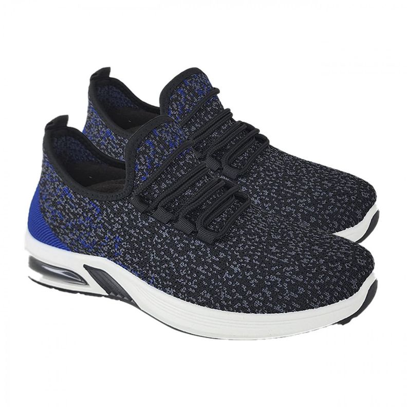 Zapatillas Deportivas Para Running negro/azul 3200-2