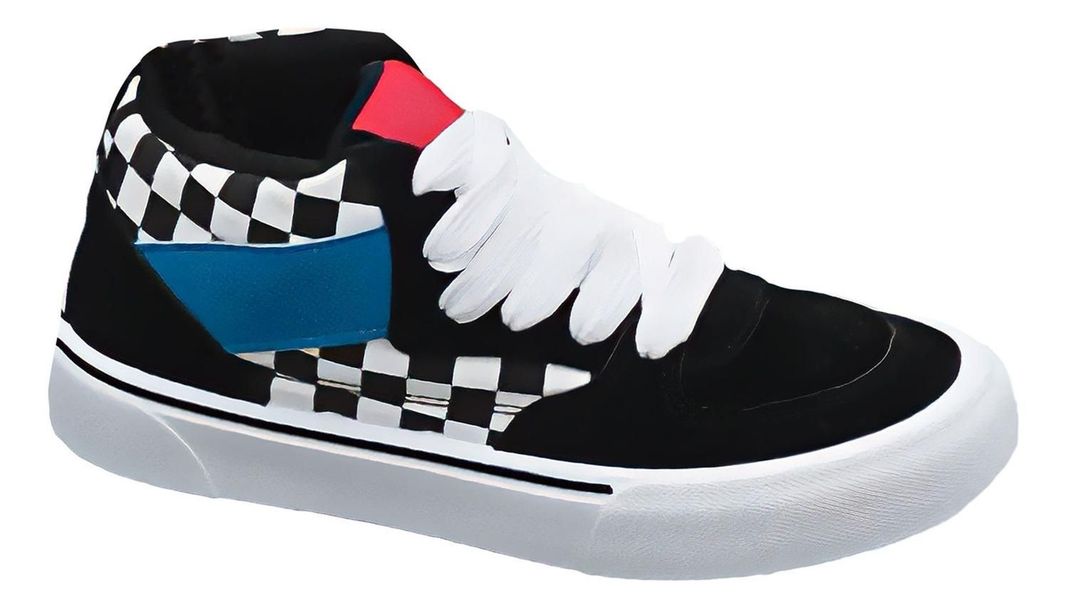 Zapatillas Juvenil Hombre Mujer Urbano Skate Caña Alta 7628-0