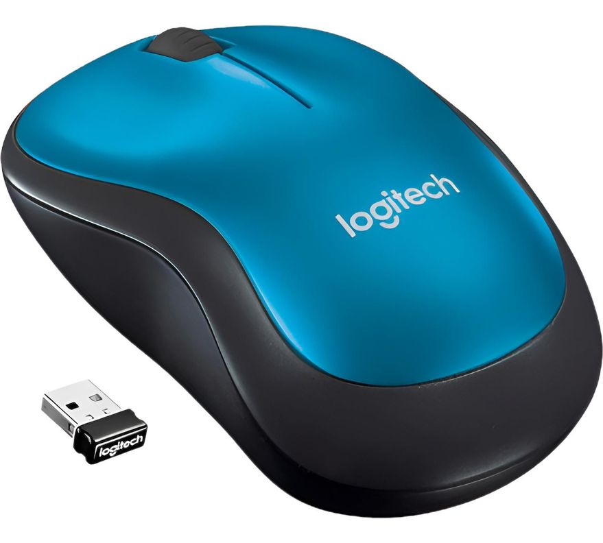Mouse Logitech M185 Inalambrico Blue Color Azul-1